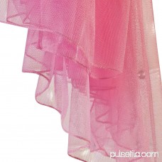 Round Lace Curtain Dome Bed Canopy Netting Princess Mosquito Net (Pink)